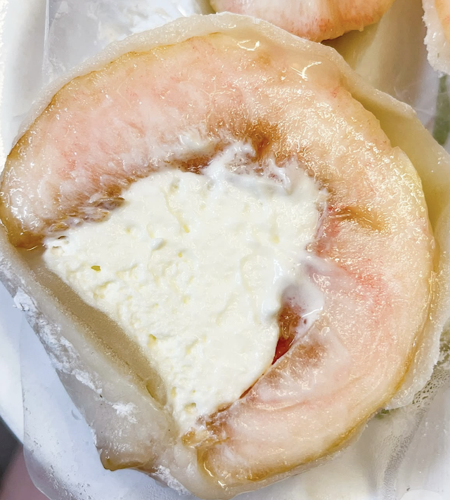 통복숭아 찹쌀떡